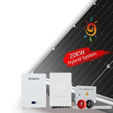 20kW Szigetűemű 3 fázisos napelem rendszer 20kW akkumulátor kapacitással